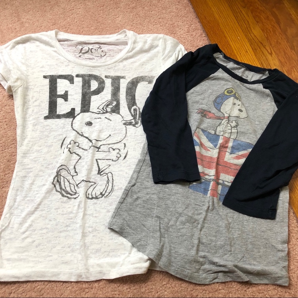 Snoopy tee set 4/$20 deal